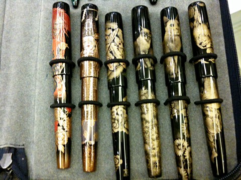 A selection of Sailor pens