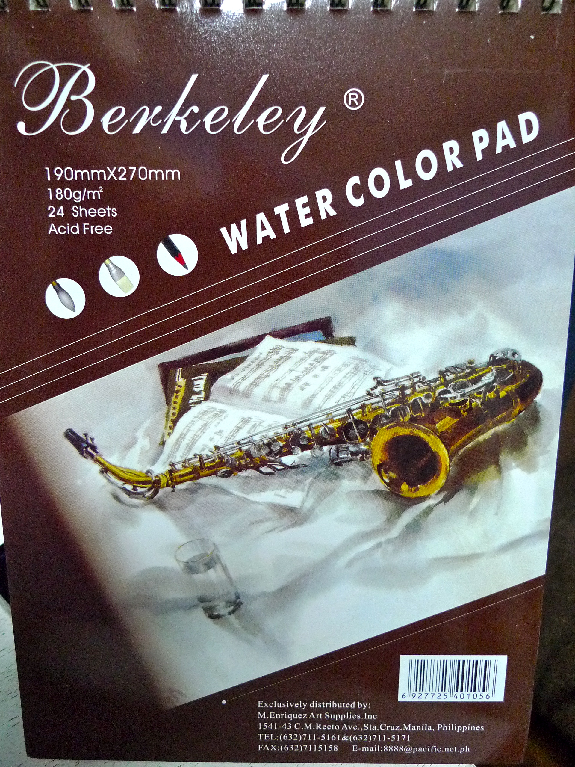 This began as a review of the Berkeley watercolor pad. – Leigh