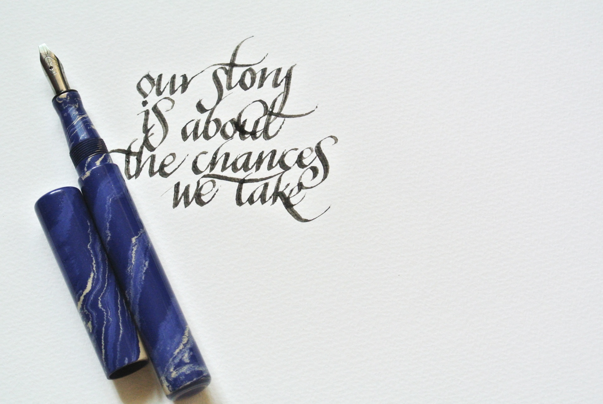 Fountain pen wallpaper for 2012. – Leigh Reyes. My Life As a Verb.