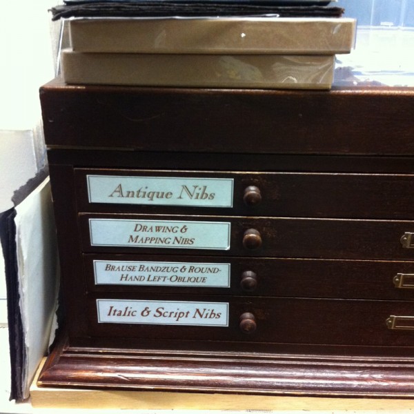 Nib drawers